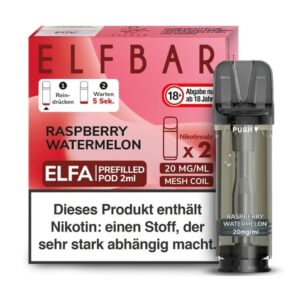 ELFBAR Elfa Raspberry Watermelon 20 mg 2 Pods