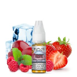ELFBAR ELFLIQ Strawberry Raspberry Cherry Ice Nikotinsalz Liquid 10 mg/ml Nikotin